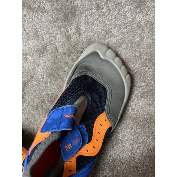 NeatZ‎ Kids Water Shoes Size 13/1 Blue Orange Mesh Fast Drying - Picture 3 of 8